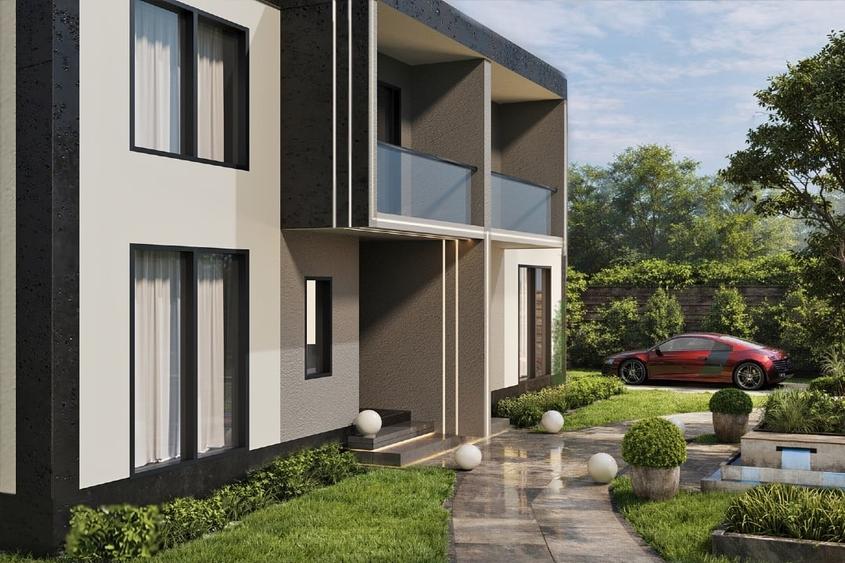 Duplex cu 3 camere cu Teren 295 Mp în Nord