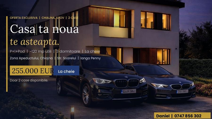 Casă individuală cu 4 camere cu Canalizare în Chiajna