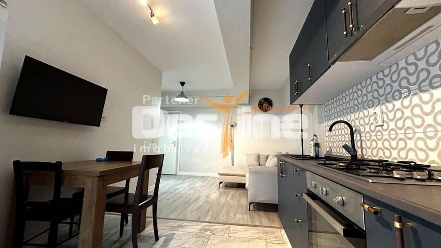 Apartament cu 2 camere semidecomandat, mobilat în Copou