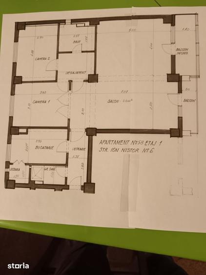 La UNIVERSITATE, apartament elegant, somptuos salon de 45mp. - 11