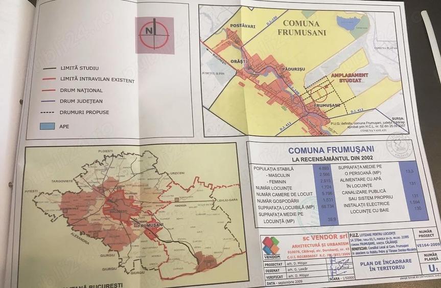 Teren extravilan 7500 mp PUZ aprobat poten?ial dezvoltare Frumu?ani, Calara?i - 6
