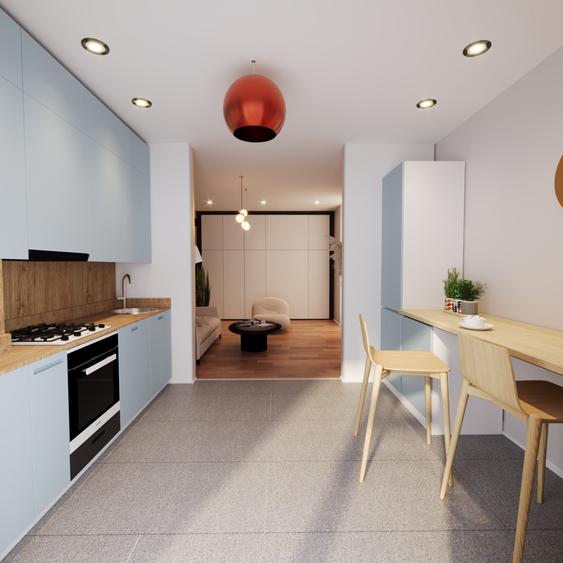 Studio dublu 2B | HILS Titanium | Ansamblu rezidential nou - 7