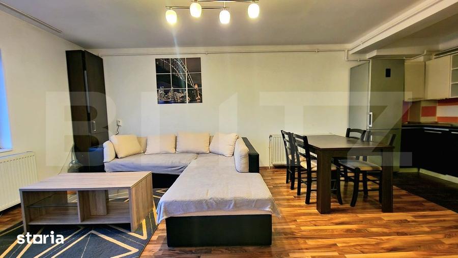 Apartament cu 3 camere semidecomandat în Florești