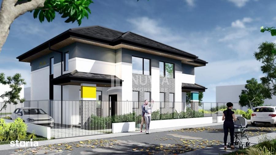 Duplex modern P+1 | 92 mp utili | 220 mp teren | Compartimentare prem - 1