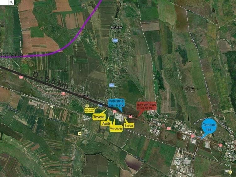 Teren Construcții intravilan de 24396 mp, în Lețcani