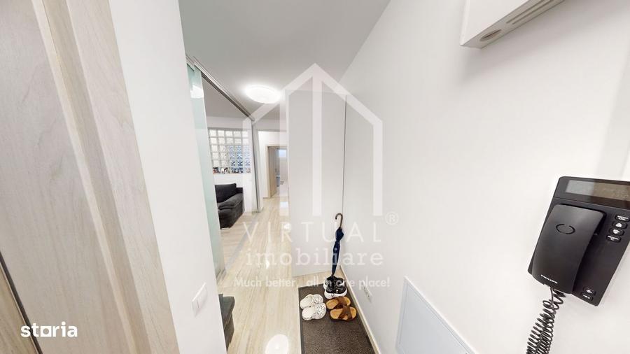 Apartament cu 3 camere, mobilat în Central