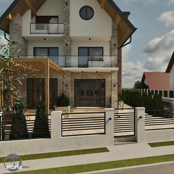 Casă cu 4 camere în Calea Moldovei