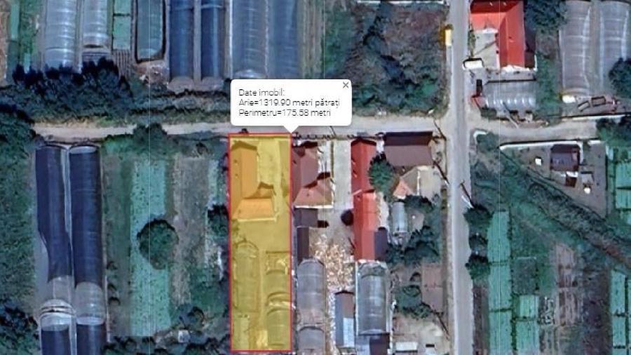 Casă individuală cu 4 camere cu Teren 1480 Mp în Central