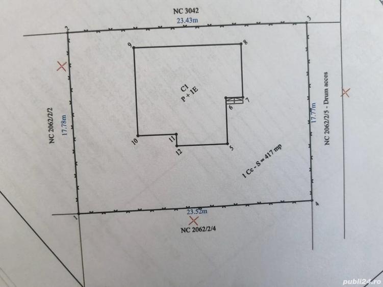 Casă cu 5 camere cu Teren 417 Mp în Berceni