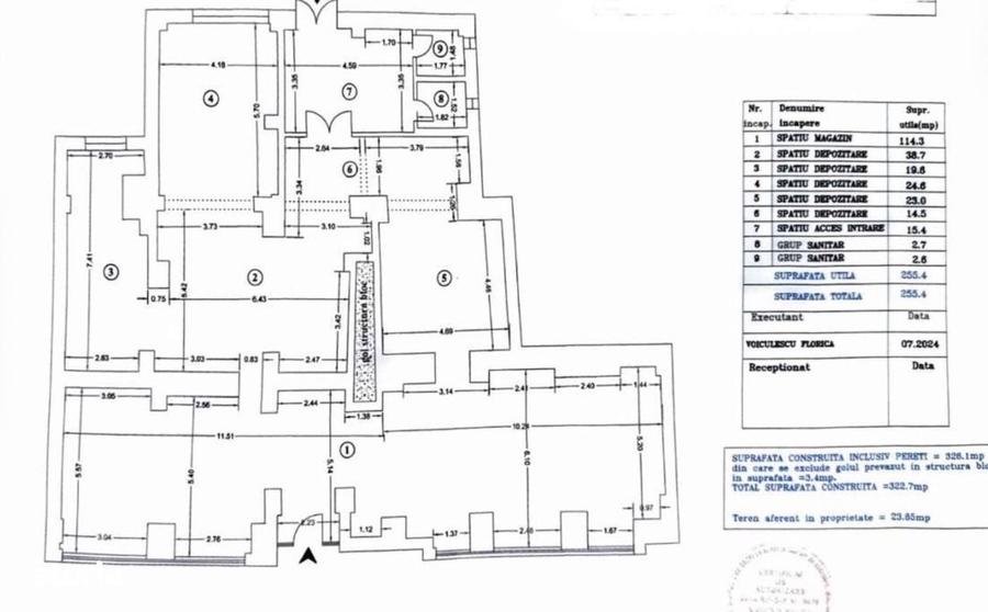Spațiu comercial, de 255 mp, în Obor