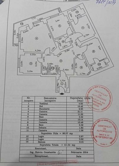 Apartament cu 4 camere decomandat în Universitate