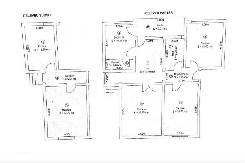 Apartament cu 3 camere în Terezian