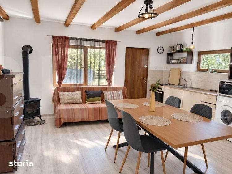 Casă cu 2 camere cu Teren 428 Mp în Ozun