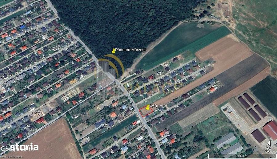 Teren de 450 mp, în Rediu