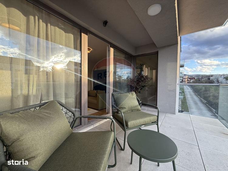 Apartament cu 2 camere decomandat, mobilat în Borhanci