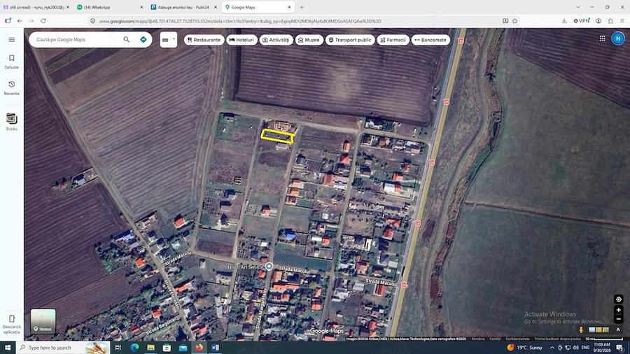 Teren de 932 mp, în Central