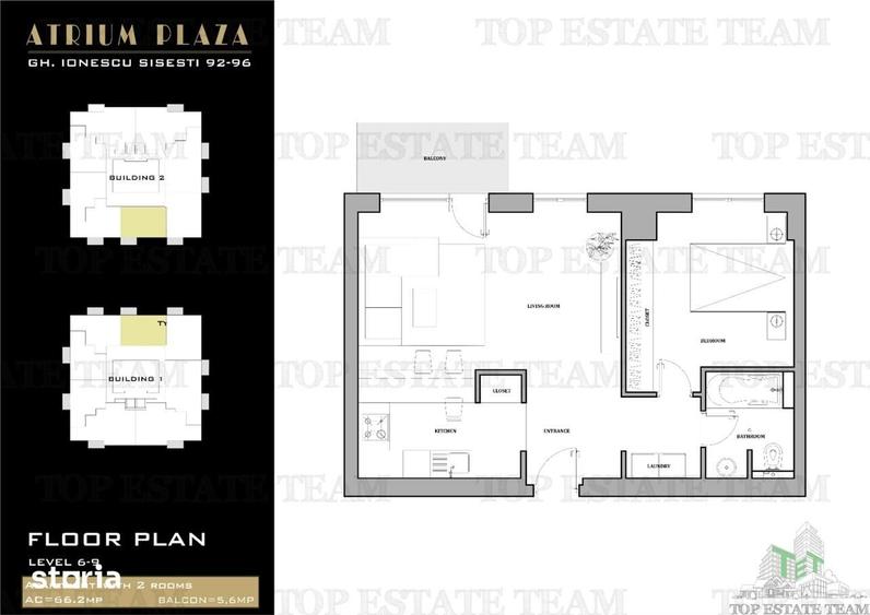Apartament cu 2 camere în Băneasa