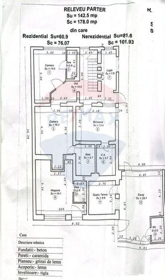 Hotel/Pensiune, de 303 mp, în Spitalul Județean