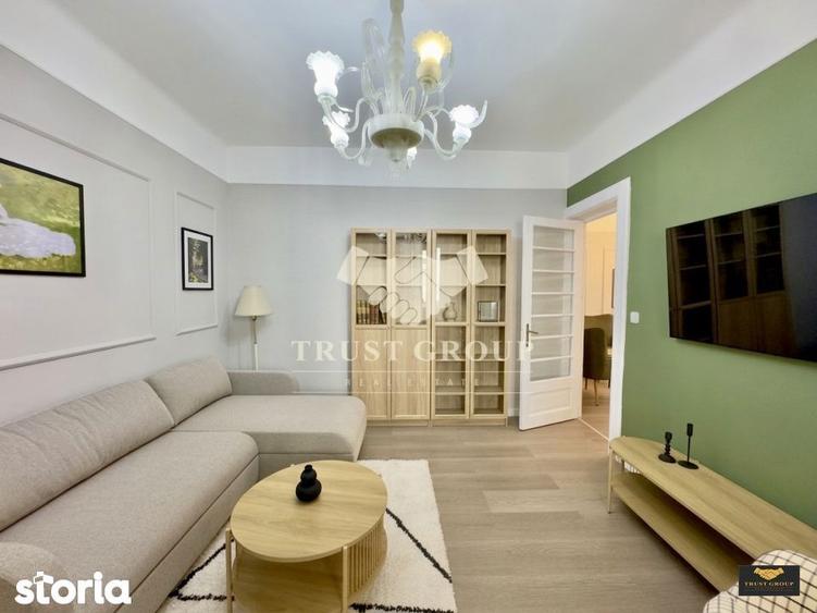 Apartament cu 3 camere semidecomandat, mobilat în Centrul Civic