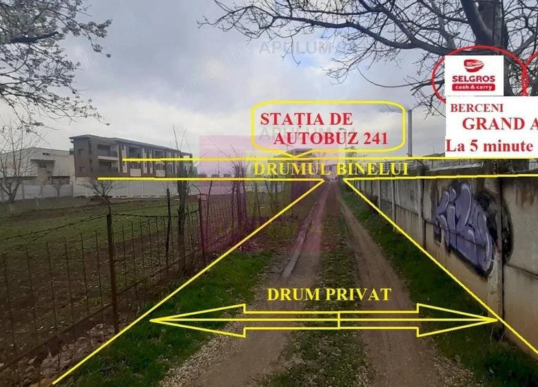 Teren de 1055 mp, în Berceni