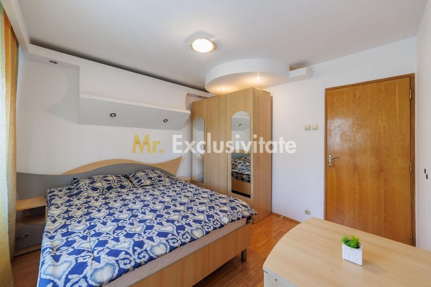 Apartament cu 3 camere decomandat, mobilat în Popa Șapcă