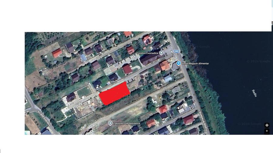 Teren de 1200 mp, în Rediu