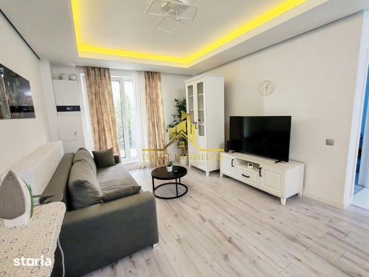 Apartament cu 2 camere semidecomandat, mobilat în Între Lacuri