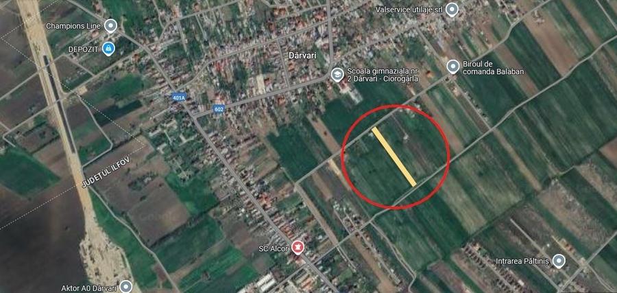 Teren de 4950 mp, în Ciorogârla