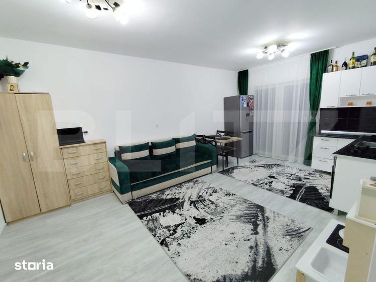Apartament cu 2 camere, mobilat în Chinteni
