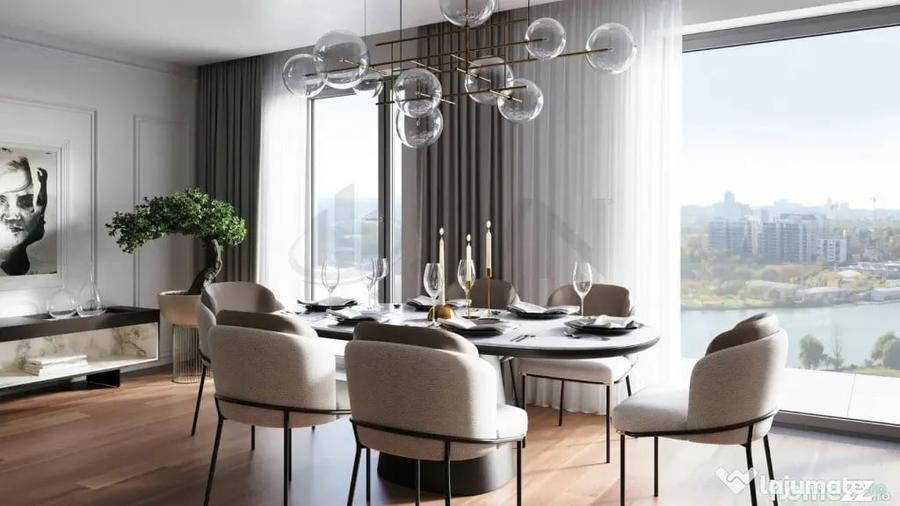 Apartament cu 3 camere decomandat în Barbu Văcărescu