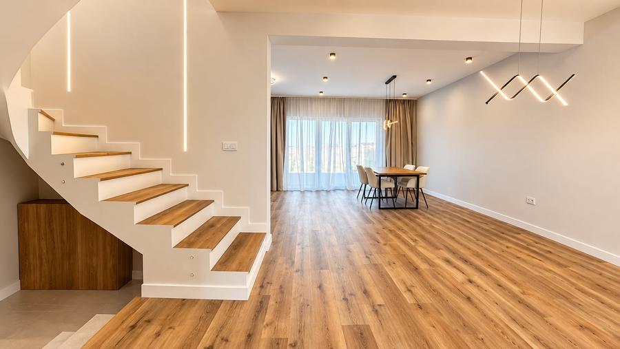 Duplex cu 4 camere cu Canalizare în Moșnița Nouă