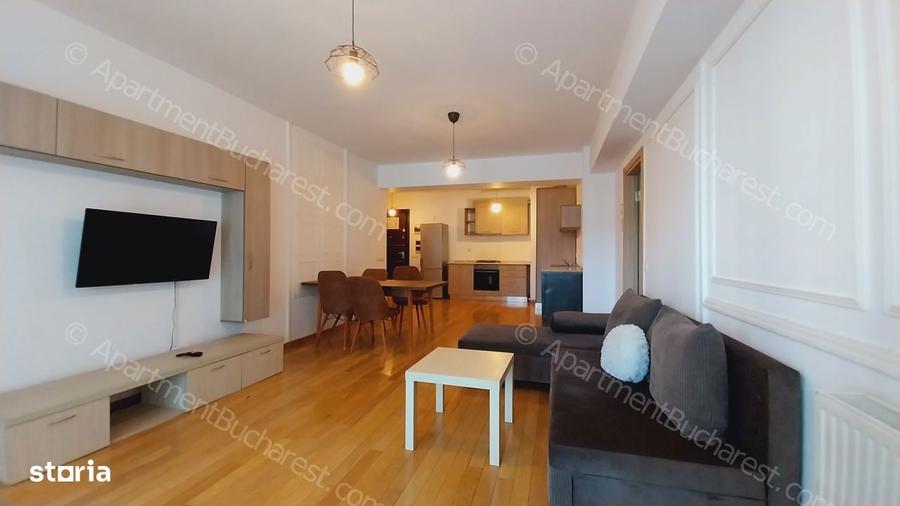 Apartament cu 2 camere, mobilat în Tei