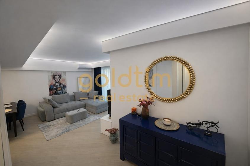 Apartament cu 3 camere semidecomandat, mobilat în Pipera