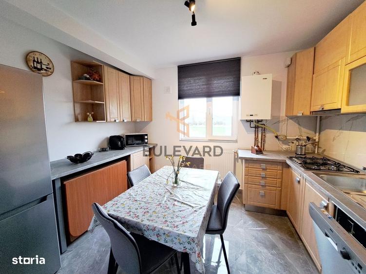 Apartament cu 3 camere, mobilat în Apahida