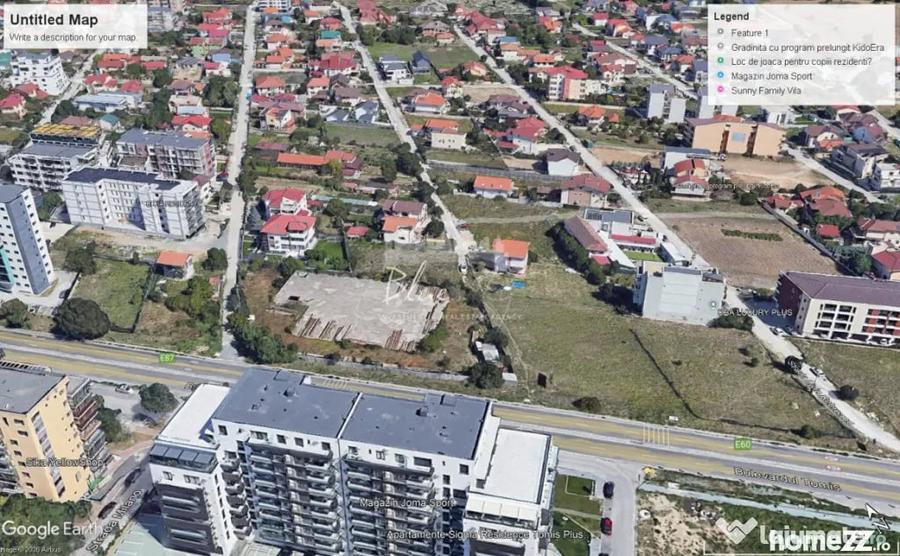 Teren de 994 mp, în Palazu Mare