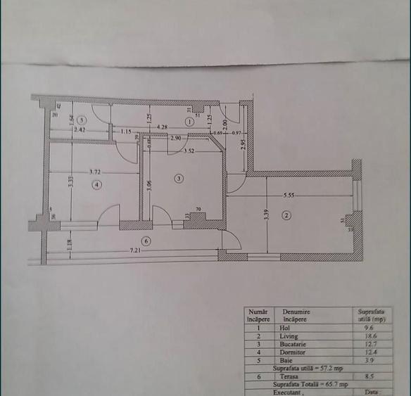 Apartament cu 2 camere în Central