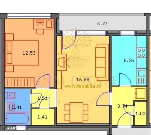 2 Camere 3/9 | Berceni | Emil Racovita - 1