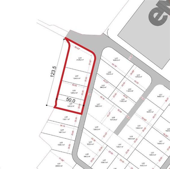 Teren Construcții intravilan de 5860 mp, în Central
