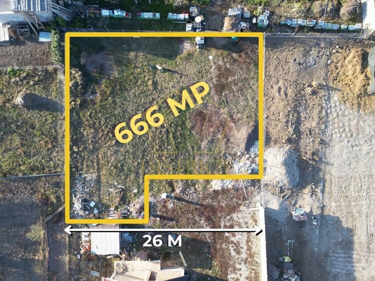 Teren Construcții intravilan de 666 mp, în Bucovăț (Remetea Mare)