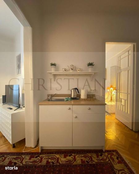 Apartament cu 2 camere semidecomandat, mobilat în Brezoianu