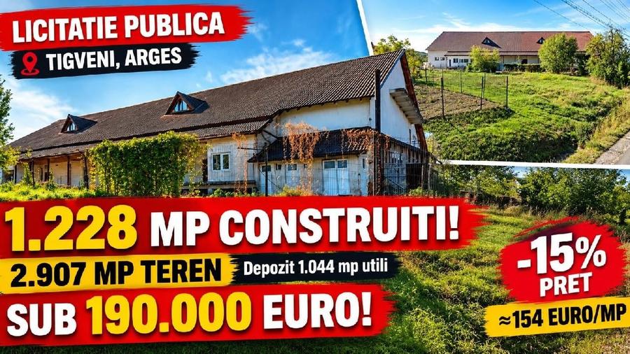Spațiu industrial, de 1,044 mp, în Tigveni