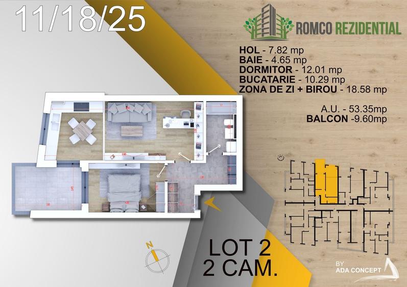 2 CAMERE-FINALIZAT PROIECT PREMIUM- ROMCO BRATARII-COMISION 0! - 5