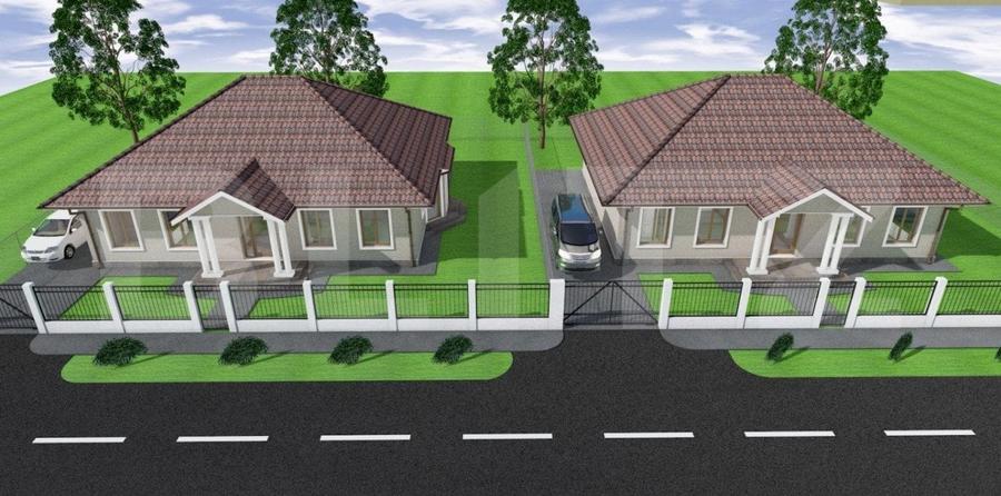 Casă individuală cu 4 camere cu Teren 500 Mp în Sânpetru
