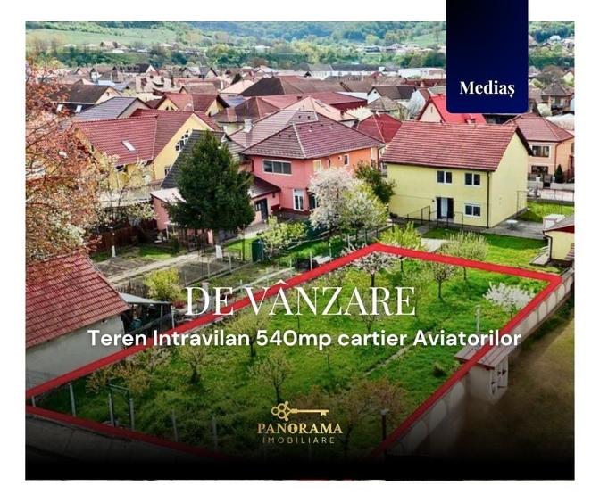 Teren Construcții intravilan de 540 mp, în Central