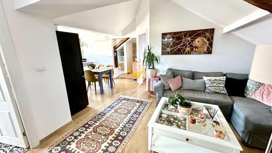 Apartament cu 2 camere semidecomandat, mobilat în Ultracentral