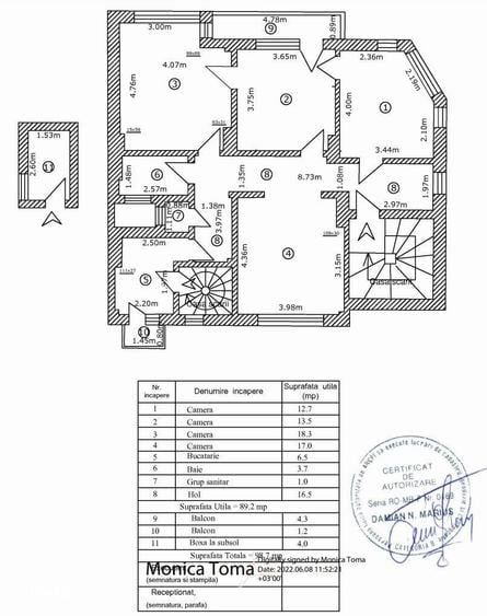 Apartament cu 4 camere decomandat în Iancului