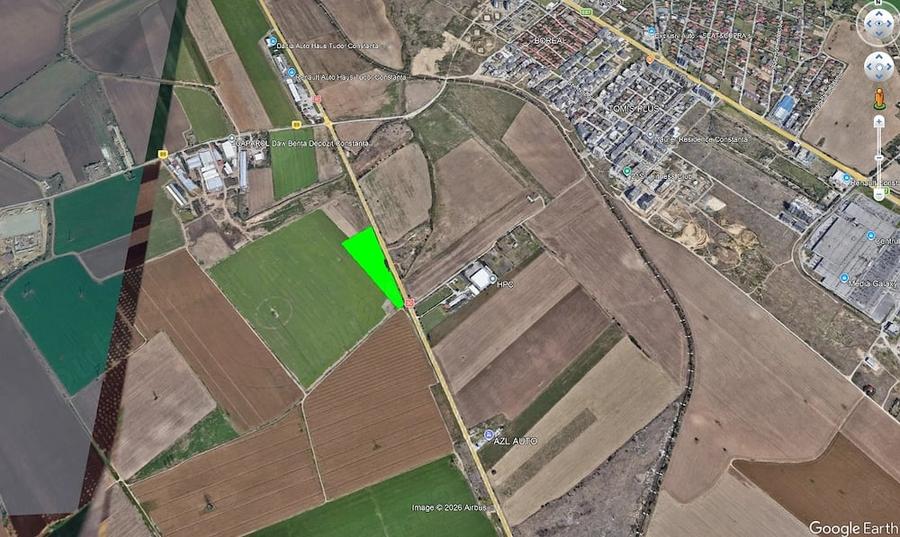Teren de 3000 mp, în Tomis Plus