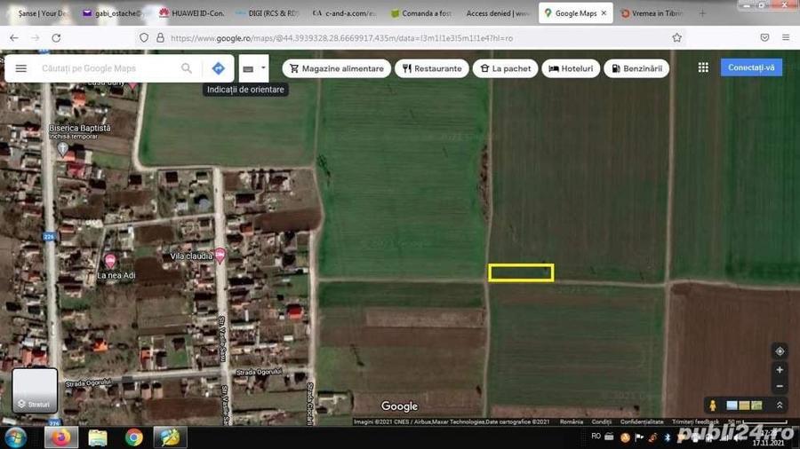 Teren de 2500 mp, în Năvodari Tabără