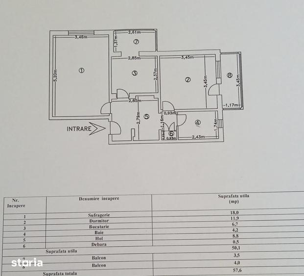Apartament cu 2 camere în Central