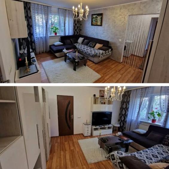 Apartament cu 3 camere semidecomandat în Central